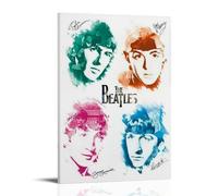 MNABSO The Beatles Color Art Poster Decorative Painting Canvas Wall Art Living Room Poster Bedroom Painting 08 x 12 Inch (20 x 30 cm)
