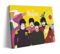 MNABSO The Beatles Comics Poster Decorative Painting Canvas Wall Art Living Room Poster Bedroom Painting 24 x 36 Inch (60 x 90 cm)