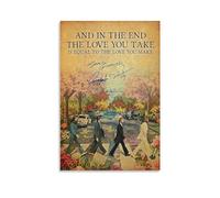 MNABSO The Beatles Love You Take Is Equal Poster Decorative Painting Canvas Wall Art Living Room Poster Bedroom Painting 20 x 30 Inch (50 x 75 cm)
