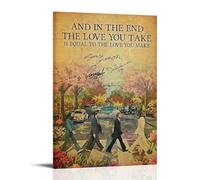 MNABSO The Beatles Love You Take Is Equal Poster Decorative Painting Canvas Wall Art Living Room Poster Bedroom Painting 12 x 18 Inch (30 x 45 cm)