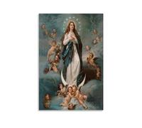 MNABSO Virgin Mary Assumption of The Virgin Wall Art Picture Print Modern Family Room Decor 12 x 18 Inches (30 x 45 cm)