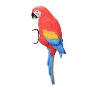 Mnaocz Resin Parrot Flower Pot Hugger Decor, Resin Parrot Garden Ornament for Indoor/Outdoor Use (#1)