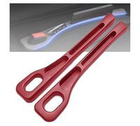 MNBHJGR 2 Pcs Car Seat Gap Fillers, for Audi A5 S5 RS5 2017 2018 2019 Gap Filler Pad, Car Seat Crevice Gap Filler, Car Seat Side Gap Filler,C Red