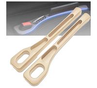 MNBHJGR 2 Pcs Car Seat Gap Fillers, for Citroen C4 Cactus 2014-2024 Gap Filler Pad, Car Seat Crevice Gap Filler, Car Seat Side Gap Filler,D Beige