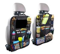 MNBHJGR 2 Pcs Car Seat Organiser, for Hyundai Tucson L 2021-2024 Kids Back Seat Organiser for Rear Seat Protectors, Anti Kick, Miscellaneous Storage