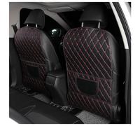 MNBHJGR 2pcs Car Seat Back Anti Kick Mat for Audi A4 B8 Avant Wagon 2008-2016, Leather Waterproof Back Seat Protector Anti-Dirty Auto Seat Back Protectors Mat,B