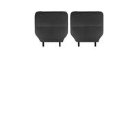MNBHJGR 2pcs Car Seat Back Anti Kick Mat for Toyota C-HR CHR Hybrid/EV A-Gasoline/2016-2020 2021 2022 2023, Leather Waterproof Back Seat Protector Anti-Dirty Auto Seat Back Protectors Mat,A Black
