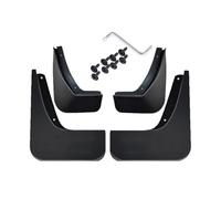 MNBHJGR 4Pcs Rubber Car Mud Flaps Mudflaps, for VW POLO 2014-2018 Front Rear Mudguards Splash Guards Fender Splashproof Waterproof