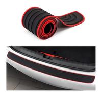 MNBHJGR Car Rear Bumper Protector, for Jaguar E-Pace 2017-2021 Car Trunk Door Sill Edge Protector Strip, Anti Scratch Sticker Styling Accessories,B Red