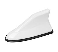 MNBHJGR Car Shark Fin Antenna, for Ford B-Max 2012-2018 Radio Signal Car Antenna Shark Aerial With Adhesive, Waterproof and Dust proof,B White