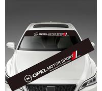 MNBHJGR Car Sun Strip, for Opel Vauxhall Astra K K 2015-2021 Sticker Car Front Rear Window Windshield, Decoration Sticker, Self-Adhesive Windscreen Sticker