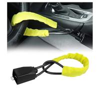 MNBHJGR Steering Wheel Lock, for Jaguar F-PACE F-TYPE Coupe I-PACE XE XF XJ XK E-PACE XEL XFL Car Steering Wheel Locks, Car Lock Anti-Theft Device, High Visibility, Adjustable Length,A