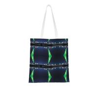 MNBVCDRTYU Aurora Stylish Totes â€“ Lightweight 100% Polyester Canvas Bag With Reinforced Handles â€“ Ideal For Daily Commute, Shopping & School Use