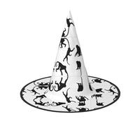 MNBVCDRTYU Black Gibbon Monkey Halloween Hat - Full Print Design, Comfortable Oxford Cloth, Lightweight & Foldable For Parties, Carnivals, And More