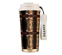 MNBVCDRTYU Book Under The Light 316 Stainless Steel Coffee Cup - Insulated Travel Mug with 12-Hour, Large Capacity Cone Shape Cup for Home, Office & Outdoor Use