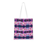 MNBVCDRTYU Magic Mushroom Stylish Totes – Lightweight 100% Polyester Canvas Bag With Reinforced Handles – Ideal For Daily Commute, Shopping & School Use
