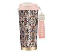 MNBVCDRTYU Oodles of Poodles 316 Stainless Steel Coffee Cup - Insulated Travel Mug with 12-Hour, Large Capacity Cone Shape Cup for Home, Office & Outdoor Use