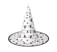 MNBVCDRTYU Unny Bees Halloween Hat - Full Print Design, Comfortable Oxford Cloth, Lightweight & Foldable For Parties, Carnivals, And More