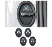 MNBVGHH 4PCS Car Silicone Door Latch Protective Cover, for Volvo V60 2020-2024 Car Door Lock Latches Silent Shock Cover Set Auto Accessories