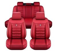 MNBVGHH 5 Seater Leather Car Seat Covers for Fiat Panda 3. Series (Type 169) 2003-2025, Waterproof Auto Front Rear Cushion Protectors Anti-slip anti-scratch Seat Full Set,F