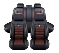 MNBVGHH 5 Seater Leather Car Seat Covers for Hyundai i20 GB 2014-2020, Waterproof Auto Front Rear Cushion Protectors Anti-slip anti-scratch Seat Full Set,E