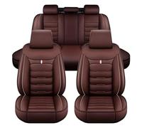 MNBVGHH 5 Seater Leather Car Seat Covers for Mitsubishi L200 Barbarian X, Waterproof Auto Front Rear Cushion Protectors Anti-slip anti-scratch Seat Full Set,D