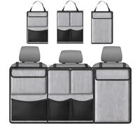 MNBVGHH Car Boot Organiser, for MG EHS 2018-2023 HEV Adjustable Boot Seat Organiser Detachable Multi-Pocket Seat Back Protectors Interior Travel Storage,B