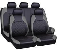 MNBVGHH Car Seat Covers Full Set 5 Seat for Nissan Note 2007-2023,Leather Seat Covers Protectors Cushion Full Set Waterproof Breathable Interior Accessories,B