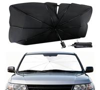 MNBVGHH Car Windscreen Sun Shade, for VW T-Roc 2017-2025 Foldable Thickened Front Window Sunshades Car Sun Visor Windscreen Cover Blocks UV Dust,80 * 140cm