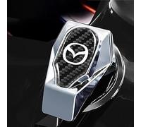 MNBVGHH One-Key Car Ignition Protective Cover for Mazda 3 6 CX-7 CX-9 CX-3 CX30,Engine Start Stop Button Cover,Car Ignition Button Protective Cover,Ignition Cover,A