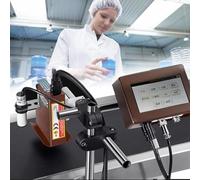 MNBVH 12.7mm/25.4mm Industrial Inkjet Printers, Small Printer Inkjet Coder, Automatic Coding Machine Expiry Date Printer Online Inkjet Printer Thermal Inkjet Printer(Color:12.7MM)