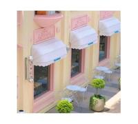 MNBVH Customizable French Curved Retractable Awning for Doors & Windows, Outdoor Telescopic Canopy, Perfect for Garden & Patio (Size: 100x35x35cm, Color: D)