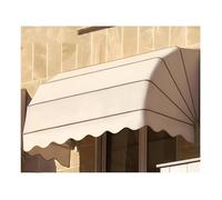 MNBVH French Curved Retractable Awning, Door Window Awning, Outdoor Garden Windows And Doors Telescopic Canopy, Size And Color Can Be Customized(Size:100x35x35cm,Color:C)