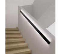 MNBVH Motion Sensor LED Lighted Staircase Handrail, Wall-Mounted Indoor Stair Handrails, Handrail Railings With LED Light For Outdoor Stairs Porch Entrance(Size:300cm/118in,Color:Cold Light)