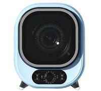 MNBVH Small Tumble Dryer, 5kg Vented Condenser - Portable & Compact Mini Spin Dryer | Wall Mountable With 0.8kg Load Capacity - Elegant Blue | Ideal Counter Top Solution(Color:A)