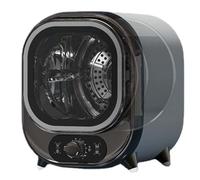 MNBVH Small Tumble Dryer, 5kg Vented Condenser - Portable & Compact Mini Spin Dryer | Wall Mountable With 0.8kg Load Capacity - Elegant Blue | Ideal Counter Top Solution(Color:C)