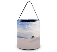 MNBVKL Fructose Bag, Romantic White Sand Landscape Printed Fructose Bag,Halloween Candy Bag,travel Storage Bag,candy Basket, Romantic White Sand Landscape, One Size