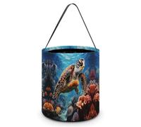 MNBVKL Fructose Bag, Sea Turtles Diamond Painting Printed Fructose Bag,Halloween Candy Bag,travel Storage Bag,candy Basket, Sea Turtles Diamond Painting, One Size
