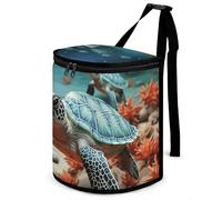MNBVKL Garbage Storage Bags, Turtle Starfish Printed Garbage Storage Bags,car Garbage Storage Bags,Portable Garbage Storage Bags