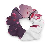 MNBVKL Hair Bands, Romantic Hearts Leaves Tree Printed Hair Bands,versatile Hair Bands,durable Hair Bands,universal Hair Bands