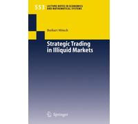 Mnch - Strategic Trading in Illiquid Markets - New paperback or softb - X555z