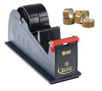 MND 1 X 50mm Packing Tape Desktop Bench Dispenser 6X BROWN TAPE ROLLS 48mm X 66m