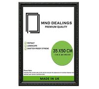 MND Dealings Antique Vintage Ornate Shabby Chic Black 20X14 (50.8X35.6 CM) Poster Frame| Various Sizes Frame for Wall Gallery Art Photo Frames Display |For Gift Sleek Home Décor