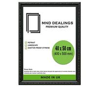 MND Dealings Antique Vintage Ornate Shabby Chic Black 20X16 (50.8X40.6 CM) Poster Frame| Various Sizes Frame for Wall Gallery Art Photo Frames Display |For Gift Sleek Home Décor