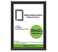 MND Dealings Antique Vintage Ornate Shabby Chic Black 24X18 (61X45.7 CM) Poster Frame| Various Sizes Frame for Wall Gallery Art Photo Frames Display |For Gift Sleek Home Décor