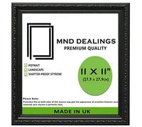 MND Dealings Antique Vintage Ornate Shabby Chic Black Sqaure 11X11 (27.9X27.9 CM) Poster Frame| Various Sizes Frame for Wall Gallery Art Photo Frames Display |For Gift Sleek Home Décor