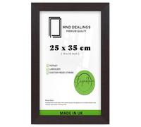 MND Dealings - Classic (25 x 35 CM) Poster Frames | Eton Wood Perfect For Wall Gallery, Living Room, Wall Hanging Mount Poster Picture With Clear HD Styrene - 14 x 10 Inch [ Mahogany ]