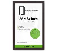 MND Dealings | Durable (91.44 x 60.96 CM) Rectangle Poster Frame 36 x 24 Inch | with Scratch-Proof Perspex |for Horizontal or Vertical 914.4 x 609.6 mm Wall Mounting- [ Mahogany ]