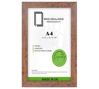 MND Dealings | Elegant Wall Gallery Frame A4 (21.00 x 29.70 CM) Perfect for Art Gallery, Family Photo Gallery & Posters, Classic MDF Frame for Home, Office & Studio Décor [ Rustic ]