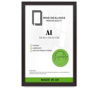 MND Dealings | Eton Wood Finish Poster Frame A1 (59.40 x 84.10 CM) MDF Frame for Art, Home & Office Wall Gallery Display, Elegant Engineered Wood with Smooth Finish [ Mahogany ]